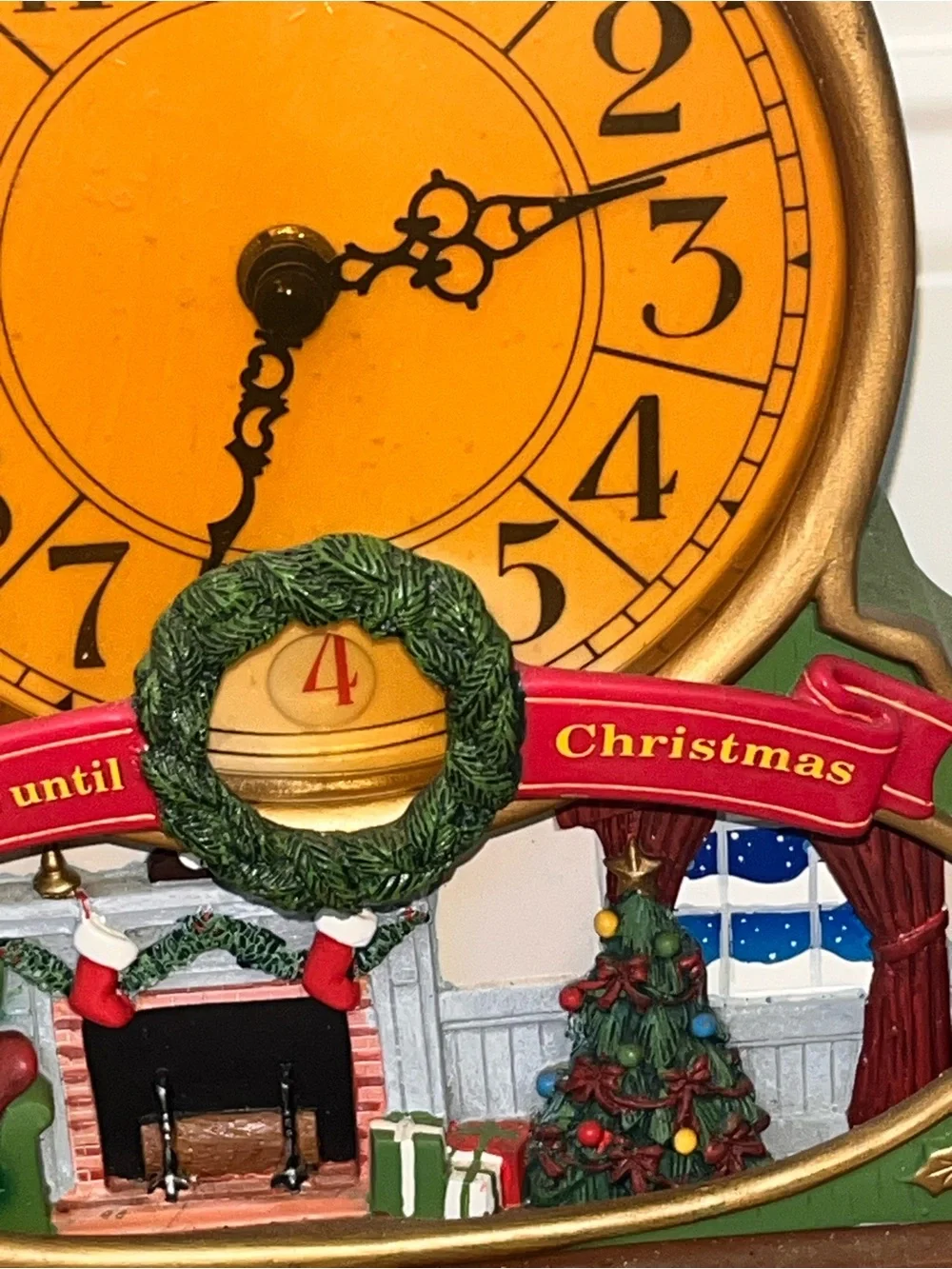 AVON 2007 ADVENT CLOCK: Musical Lights • Countdown Days Left Until Christmas